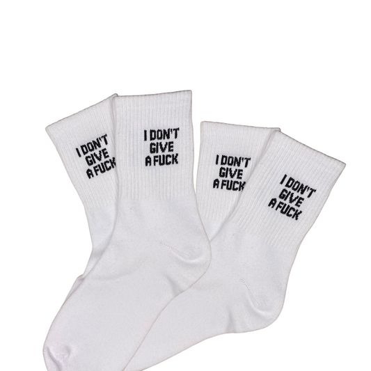 I Don't Give A Fu*k Socks - Her Crew